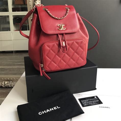 chanel business affinity red|chanel business affinity backpack.